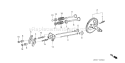 Page B Diagram and Parts List for GX120T1 Type QA2 Honda Engine