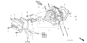 Page H Diagram and Parts List for GX120T1 Type QA2 Honda Engine