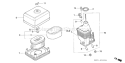 Page A Diagram and Parts List for GX120U1 Type HX4 Honda Engine