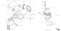 Page A Diagram and Parts List for GX120U1 Type KRA4 Honda Engine