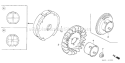 Page J Diagram and Parts List for GX120U1 Type KRR4 Honda Engine