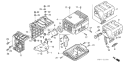 Page N Diagram and Parts List for GX120U1 Type KRR4 Honda Engine