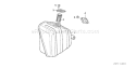 Page O Diagram and Parts List for GX120U1 Type VPR4 Honda Engine