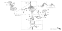 Page C Diagram and Parts List for GX120U1 Type KRA4 Honda Engine