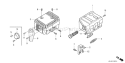 Page N Diagram and Parts List for GX120UT1 Type SG24 Honda Engine
