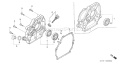Page E Diagram and Parts List for GX160H1 Type QX Honda Engine