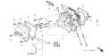 Part Location Diagram of 12251-Z1T-003 Honda Gasket- Cylinder Head