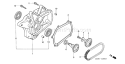Page R Diagram and Parts List for GX160K1 Type AR Honda Engine