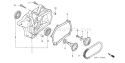 Page S Diagram and Parts List for GX160K1 Type AR Honda Engine