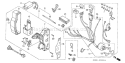 Page E Diagram and Parts List for GX160K1 Type QXE2 - VIN# GC02-8670001-9099999 Honda Engine