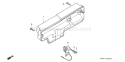 Page E Diagram and Parts List for GX160K1 Type VED2 Honda Engine