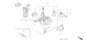 Page C Diagram and Parts List for GX160K1 Type VXP Honda Engine