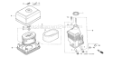 Page A Diagram and Parts List for GX160K1 Type QXE2 - VIN# GC02-8670001-9099999 Honda Engine