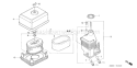 Page A Diagram and Parts List for GX160K1 Type QAX2 Honda Engine