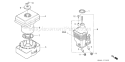 Page A Diagram and Parts List for GX160K1 Type QA2 Honda Engine