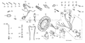 Page D Diagram and Parts List for GX160K1 Type RHA Honda Engine