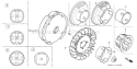 Page K Diagram and Parts List for GX160K1 Type QAX2 Honda Engine