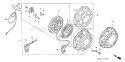 Page R Diagram and Parts List for GX160K1 Type QXE2 - VIN# GC02-8670001-9099999 Honda Engine