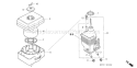 Page A Diagram and Parts List for GX160T1 Type QA2 - VIN# GCABT-1000001-9999999 Honda Engine