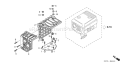 Page O Diagram and Parts List for GX160T1 Type TW24 - VIN# GCABT-1000001-9999999 Honda Engine