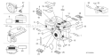 Page M Diagram and Parts List for GX160T1 Type QX2 - VIN# GCABT-1000001-9999999 Honda Engine