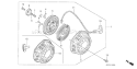 Page Q Diagram and Parts List for GX160T1 Type QX2 - VIN# GCABT-1000001-9999999 Honda Engine
