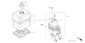 Page A Diagram and Parts List for GX160U1 Type LSJ4 Honda Engine