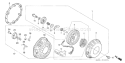 Page P Diagram and Parts List for GX200T Type LX2 Honda Engine