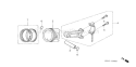Page O Diagram and Parts List for GX200T Type VGG2 Honda Engine