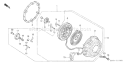Page P Diagram and Parts List for GX200T Type VGG2 Honda Engine