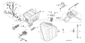 Page O Diagram and Parts List for GX200UT Type VPM8 Honda Engine