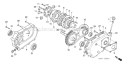 Page R Diagram and Parts List for GX200U Type RH2 Honda Engine