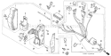 Page E Diagram and Parts List for GX200U Type TXU Honda Engine