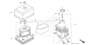 Page A Diagram and Parts List for GX200U Type HXU Honda Engine