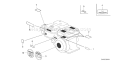 Page M Diagram and Parts List for GX200U Type HXU Honda Engine