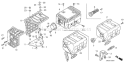 Page N Diagram and Parts List for GX200U Type HXU Honda Engine