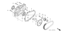 Page Q Diagram and Parts List for GX200 Type LD Honda Engine