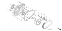 Page R Diagram and Parts List for GX200 Type LX Honda Engine