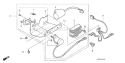 Part Location Diagram of 32110-ZL0-V30 Honda Sub-Harness Assembly.