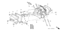Page H Diagram and Parts List for GX200 Type QXB2 - VIN# GCAE-1000001-1899999 Honda Engine