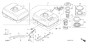 Page K Diagram and Parts List for GX200 Type SD/A - VIN# GCAE-1900001 Honda Engine