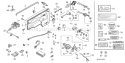 Page E Diagram and Parts List for GX240K1 Type EDS2/A - VIN# GC04-4400001-9999999 Honda Engine