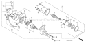 Page R Diagram and Parts List for GX240K1 Type QAE Honda Engine