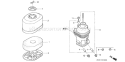 Part Location Diagram of 17420-ZE2-000 Honda Cap- Air Cleaner