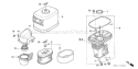 Page A Diagram and Parts List for GX240U1 Type QXC9 - VIN# GCAKK-1000001 Honda Engine