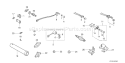 Part Location Diagram of 68325-ZB4-000 Honda Rubber - Lower