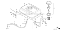 Page L Diagram and Parts List for GX240UT1 Type QAR2 - VIN# GCATT-1000001 Honda Engine
