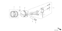 Page Q Diagram and Parts List for GX240UT1 Type QAR2 - VIN# GCATT-1000001 Honda Engine