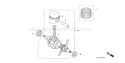 Page E Diagram and Parts List for GX25NT Type SAM3 - VIN# GCART-1000001 Honda Engine