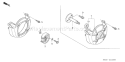 Page F Diagram and Parts List for GX25 Type SAM2 - VIN# GCAAM-1200001-9999999 Honda Engine